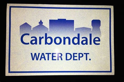 city of carbondale water|city of carbondale water department.